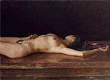 Guan Zeju Famous Paintings - nude on a board